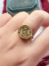 14k Vintage Roberts & Belk Leo Zodiac Ring