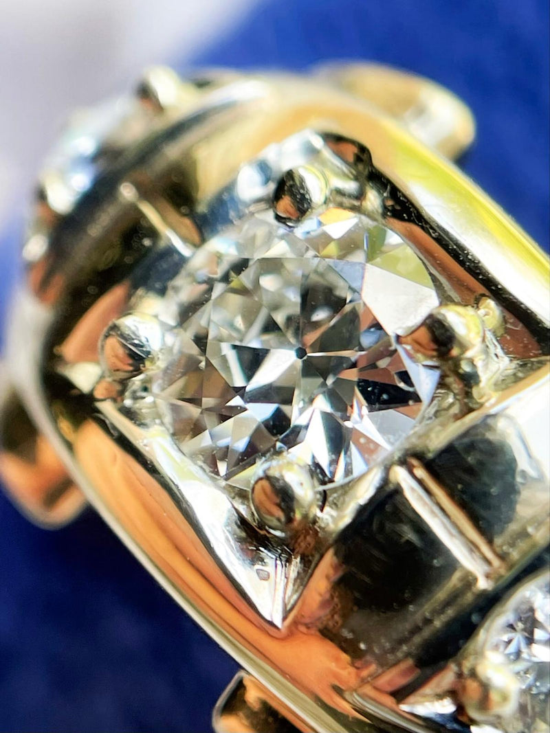 14k Vintage 1.05cttw Diamond Ring