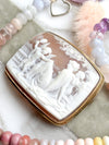 14k Antique Shell Cameo Brooch
