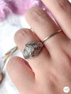 18k Art Deco 0.65cttw Diamond Bombe Ring
