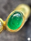 18k Diamond & Emerald Toi et Moi Ring