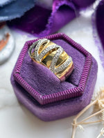 14k 0.25cttw Diamond Cigar Band