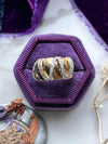 14k 0.25cttw Diamond Cigar Band