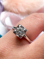 14k Vintage 0.75ct Diamond Solitaire
