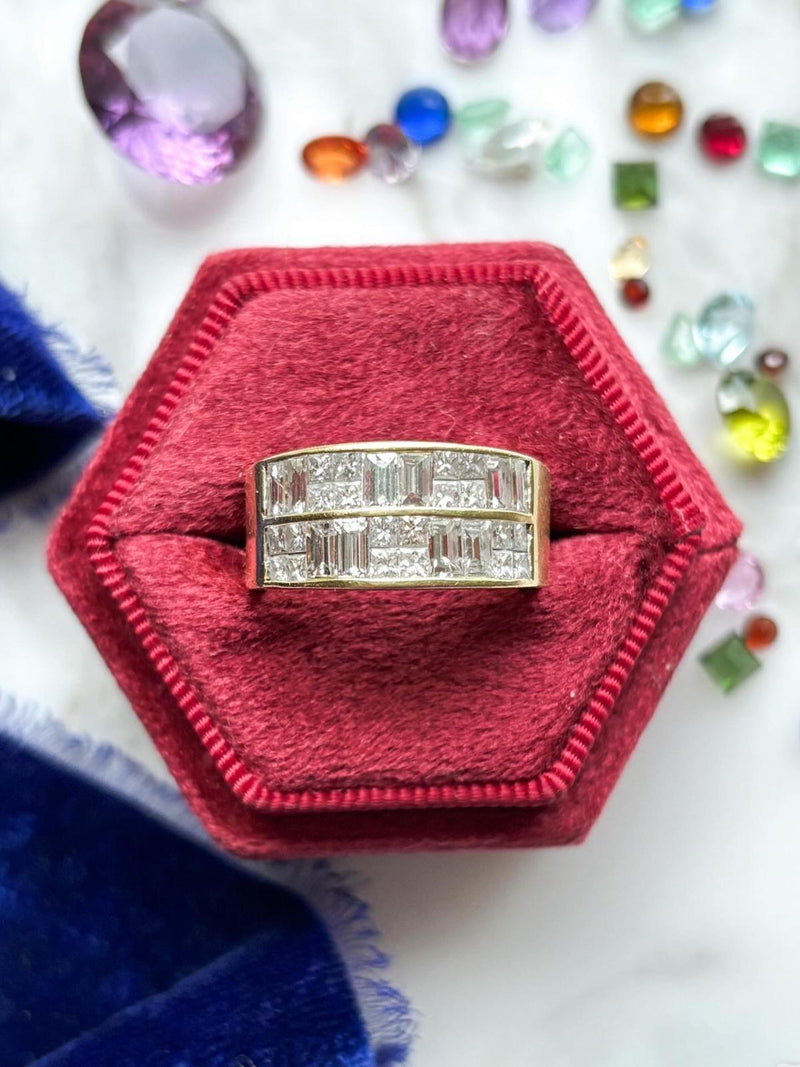 18k 1.80cttw Channel Set Diamond Ring