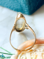 10k Antique Dendritic Agate Ring