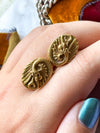 14k Art Nouveau Serpent Cufflinks