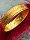 24k Vintage 4.75mm 3.46g Ring