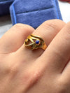 18k Vintage Egyptian Lapis Ring