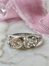 Platinum Art Deco 0.85cttw Diamond Ring
