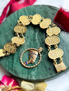 18k Vintage Eqyptian Scarab Bracelet