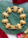 18k Vintage Eqyptian Scarab Bracelet
