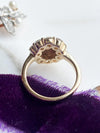 14k Vintage 1.00cttw Diamond Monogram Ring