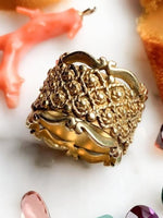 14k Vintage Etruscan Revival Band