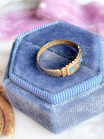 15k Victorian Opal & Diamond Ring