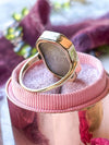 14k Antique Guilloche Enamel Ring