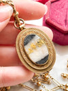 14k Victorian Gold Bearing Quartz Locket