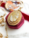 14k Victorian Gold Bearing Quartz Locket