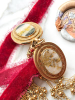 14k Victorian Gold Bearing Quartz Locket