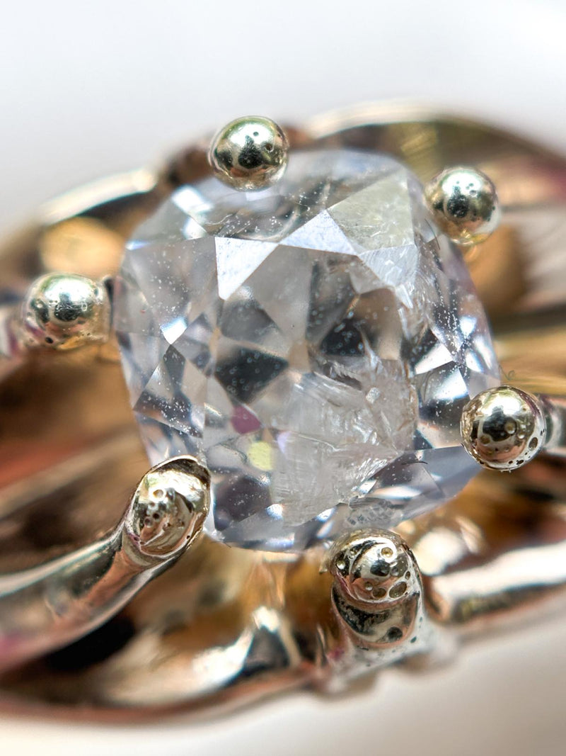 14k 1.30ct Old Mine Cut Diamond Ring