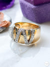 14k 0.25cttw Diamond Cigar Band