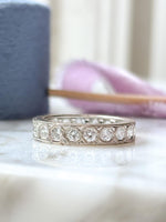18k Vintage 2.00cttw Eternity Band