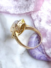 18k Victorian 3.4ct Opal & Diamond Ring