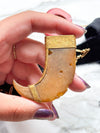 20k Victorian Tiger's claw Brooch