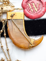 20k Victorian Tiger's claw Brooch