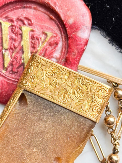 20k Victorian Tiger's claw Brooch