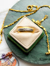 24k Vintage Diamond Cut 5.70g Ring