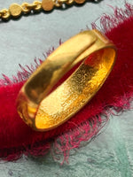 24k Vintage Diamond Cut 5.70g Ring