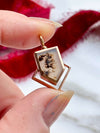 14k Victorian Dendritic Agate Pendant