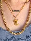 22k Vintage 916 Curb Link Chain