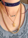 22k Vintage Letter "T" Pendant