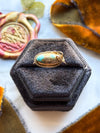 14k Victorian Turquoise Snake Ring