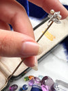 14k Tiffany & Co Diamond & Pearl Stick Pin