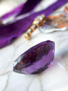 18k Victorian 37.45ct Inlaid Natural Amethyst