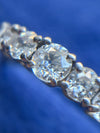 18k Vintage 0.69cttw Five-Stone Diamond Band