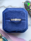 18k Vintage 0.69cttw Five-Stone Diamond Band