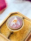 14k Victorian Carved Carnelian Cameo Ring