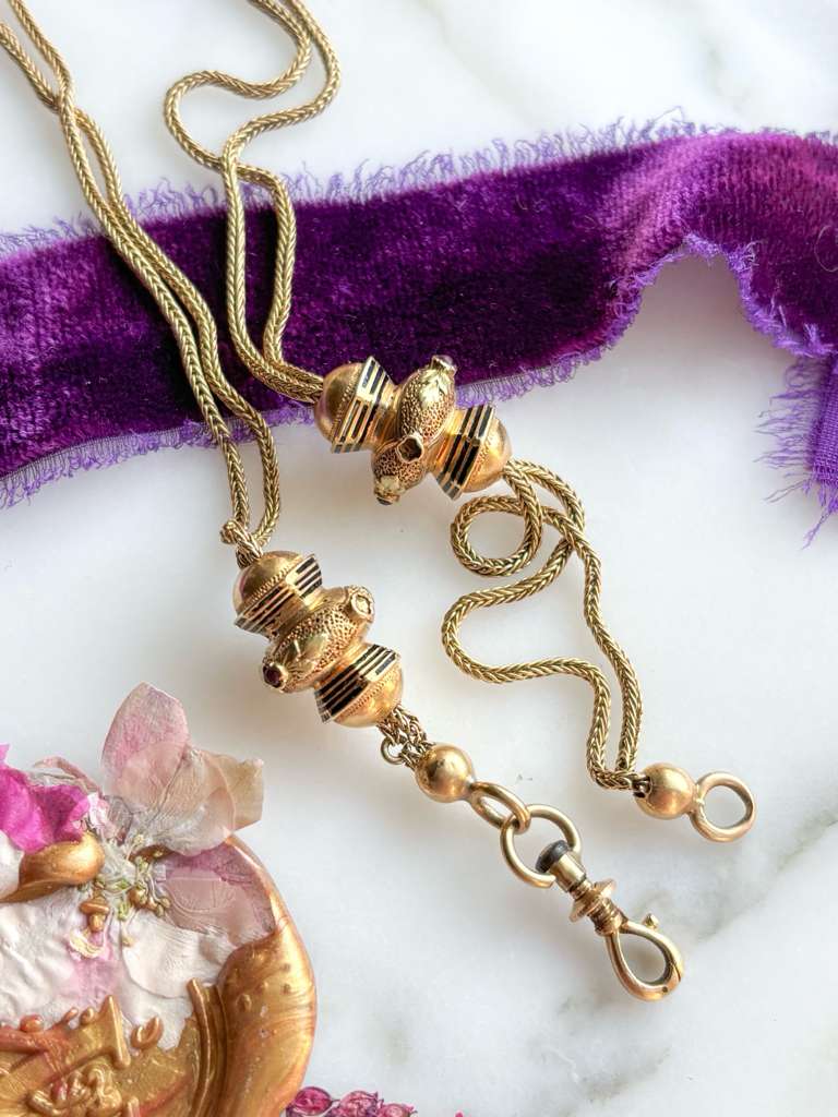 18k Antique Belle Époque Watch Chain – Tigerlilys LLC