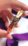 18k Early 20th Century Rose Cut Diamond & Seed Pearl Bracelet