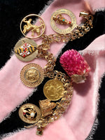 14k Vintage Charm Bracelet